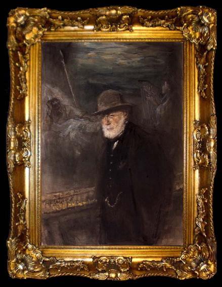 framed  Joseph Israels Self-Portrait, ta009-2